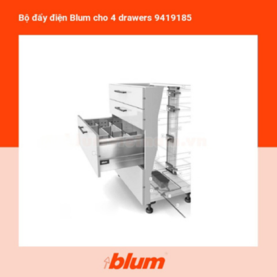 Bộ Đẩy Điện Blum Cho 4 Drawers 9419185