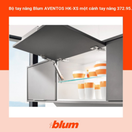 Bộ Tay Nâng Blum AVENTOS HK-XS Một Cánh Tay Nâng 372.95.737